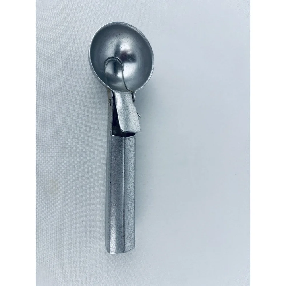 Vintage Ice Scream Meatball Scoop Aluminum Pat. No. 2756698 USA MCM 1950s 7